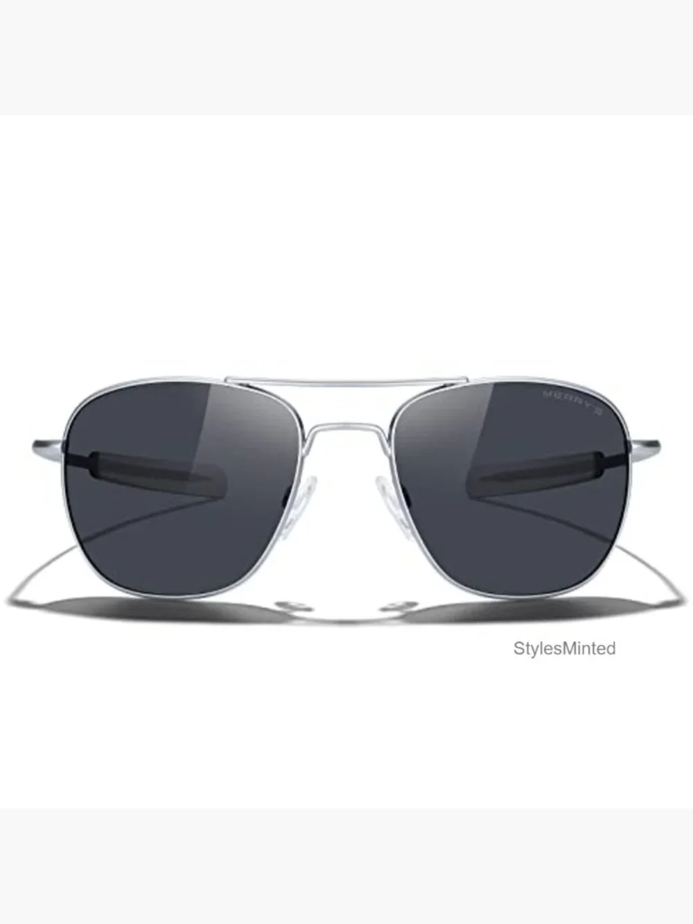 Classic Square Aviator Military Polarized Sunglasses